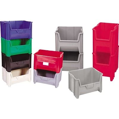 Quantum Storage Systems Ultra Giant Stackable Bins, 17 1/2" x 16 1/2" x ...