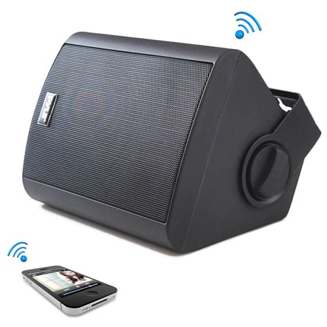 Amazon.com: Pyle PDWR51BTWT Wall Mount Waterproof & Bluetooth Speakers ...