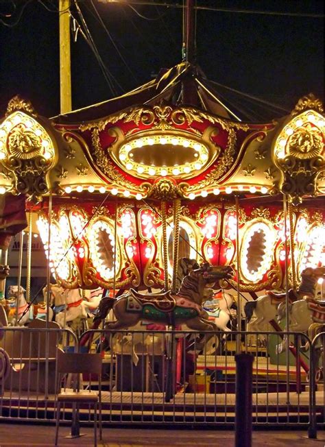 Picture Of Carousel At Night