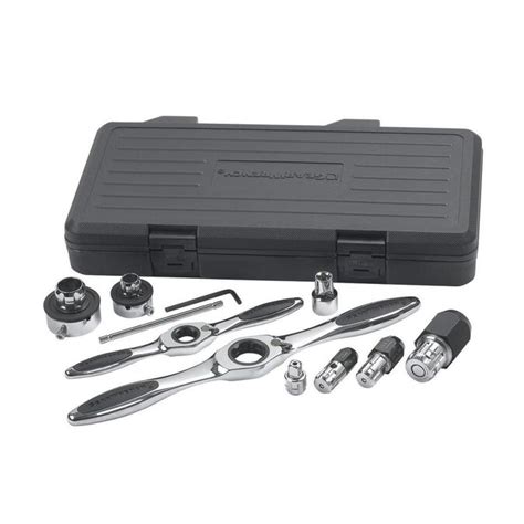 GEARWRENCH GearWrench 11 Pc Ratcheting Tap and Die Accessory Set in the ...