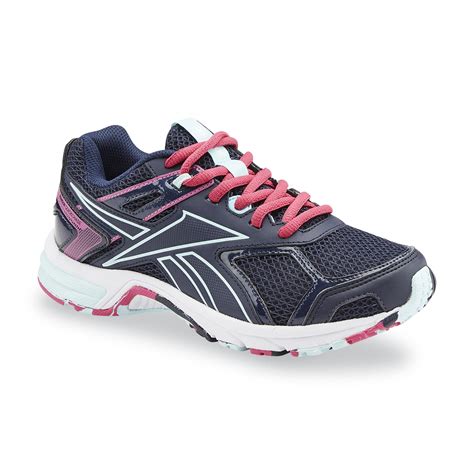 Reebok Women's Quickchase MemoryTech Blue/Pink Running Shoe - Wide ...