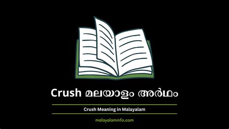 Crush Meaning in Malayalam | ക്രഷ് മലയാളം അർഥം, വ്യാഖ്യാനം