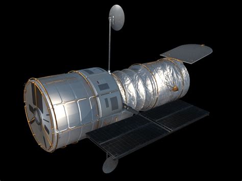 Hubble Space Telescope 3D Model - 3D Models World