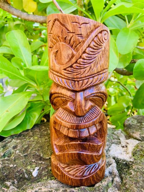 9 Sunset tiki God of Creation Hawaiian Tiki God | Etsy