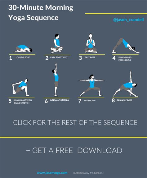 30-Minute Morning Yoga Sequence | Jason Crandell Vinyasa Yoga | Morning ...