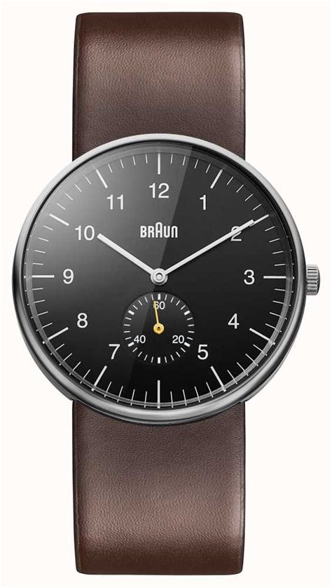 Braun Mens Black Brown Watch BN0024BKBRG - First Class Watches™