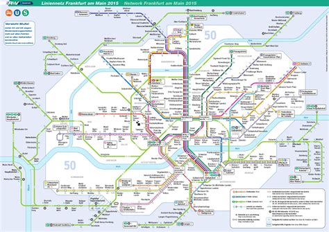 Frankfurt Tram And Metro Map Metro Map System Map Map | Images and ...