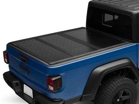 Rough Country Jeep Gladiator Low Profile Hard Tri-Fold Tonneau Cover ...