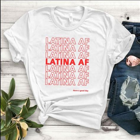 LATINA AF Gina Rodriguez Ladies Women Limited Edition T-Shirts