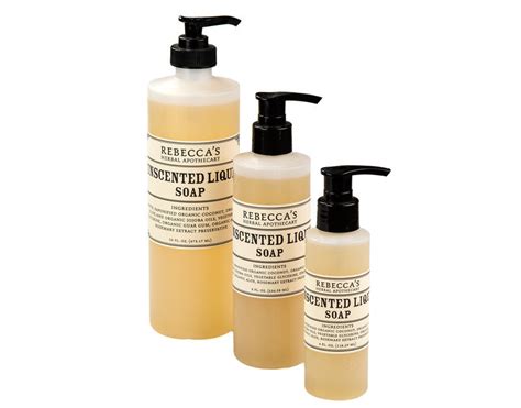 Bulk Unscented Liquid Soap - Rebecca's Herbal Apothecary