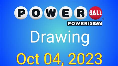 powerball result October 04 2023 | powerBall results Today - YouTube