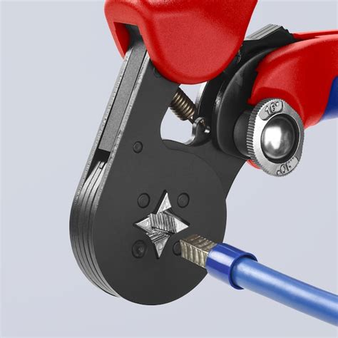 KNIPEX 7-in Round Jaw Crimping Pliers in the Pliers department at Lowes.com