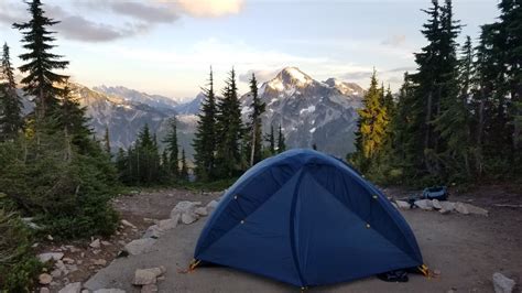 My campsite in North Cascades National Park last August. : pics