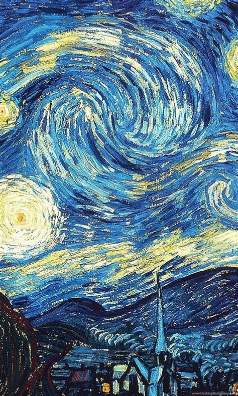 Van Gogh Starry Night Wallpaper