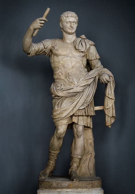 Statue of the emperor Domitian. Rome, Vatican Museums, Chiaramonti ...