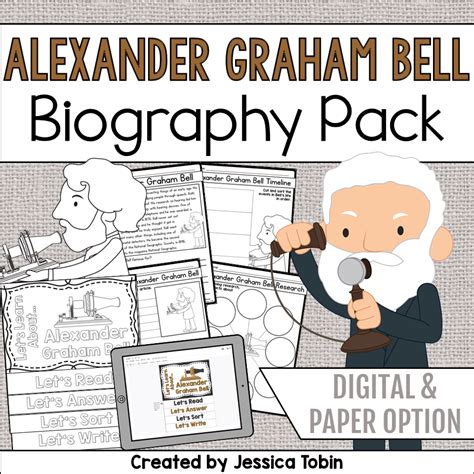 Alexander Graham Bell Biography Pack - Elementary Nest