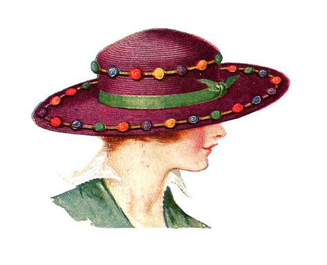 Pictures Of Ladies In Hats - Cliparts.co