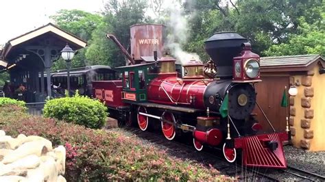 Walt disney world railroad June 2016 - YouTube