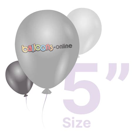 Balloon size chart: shop wholesale and retail - Balloons Online