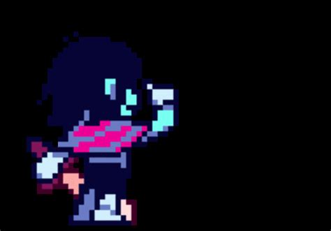 Kris ACT | Deltarune | Pixel art, Undertale, Sprite