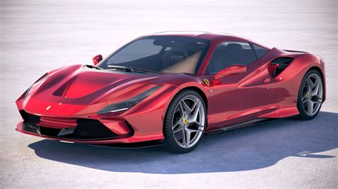 fast Ferrari F8 Tributo 2020 3D model | CGTrader