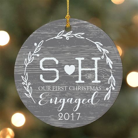 Personalized Initial First Christmas Ornament | GiftsForYouNow