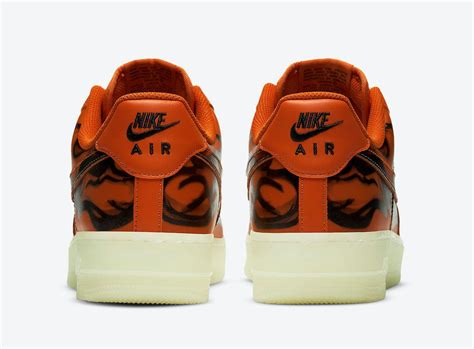 Official Images: The Orange Skeleton Nike Air Force 1 - Sneaker Freaker