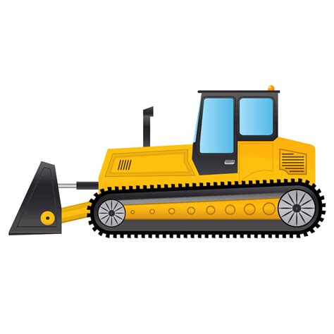 Bulldozer B PNG Image | Cat bulldozer, Bulldozer, Clip art