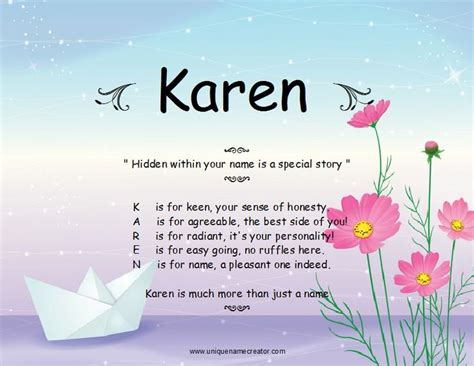 20 best Meaning of name "Karen" images on Pinterest | Karen o'neil ...