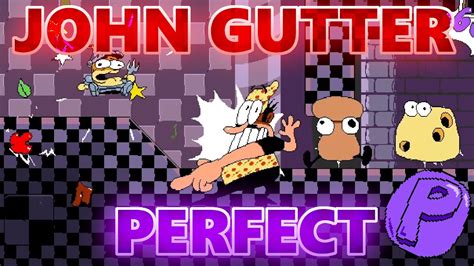 Pizza Tower John Gutter P Rank | All Secrets and Collectibles in 1 ...