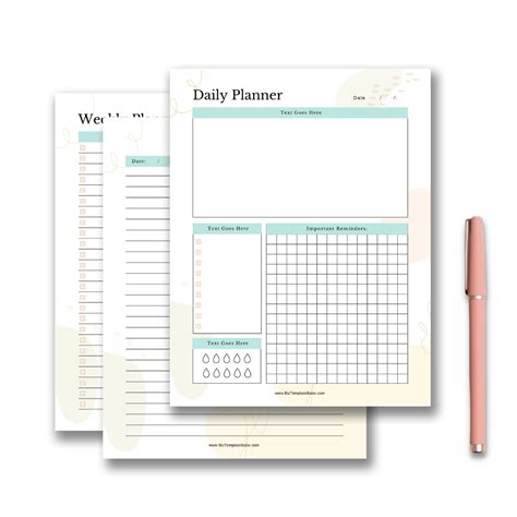 Journal and Planner Canva Template Kit