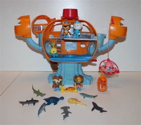 Octonauts Octopod Sound Playset with Kwazii and Barnacles Fisher Price ...