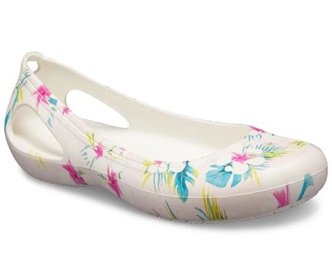 Crocs™ Kadee Seasonal Graphic Flat in White | Lyst