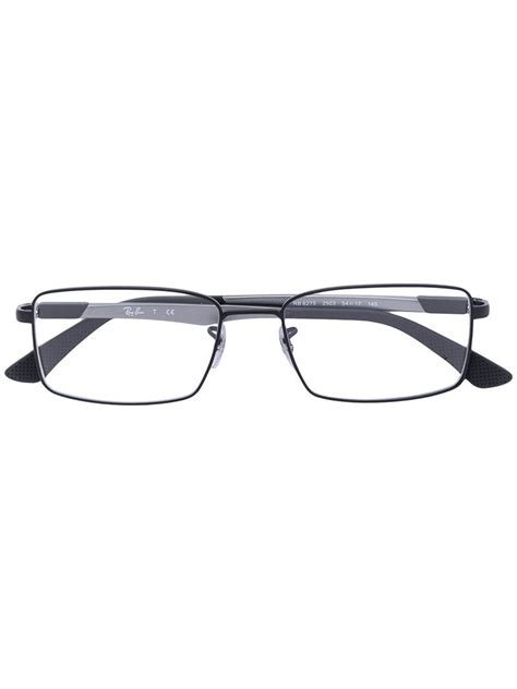 Ray Ban Square Glasses In Black | ModeSens | Square glasses, Ray bans ...