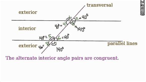 Supplementary And Congruent Angles Sheet 1