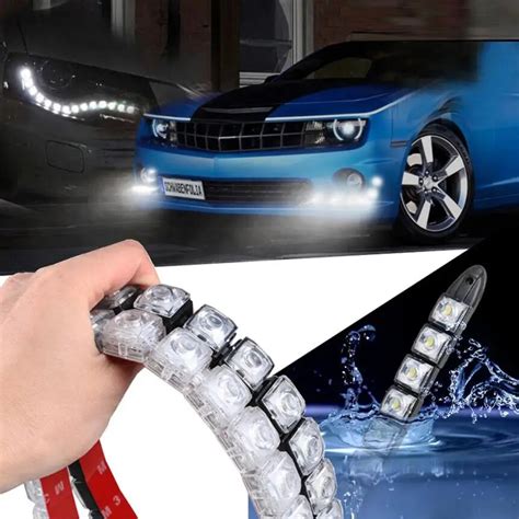 Hot Sale Car Styling Car Accessories Headlight Bulbs 2 PCS COB DRL ...