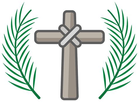 Cross palm sunday 1194265 PNG