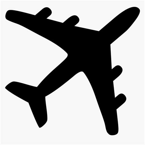 - Airplane Silhouette - Airplane Clipart Hd Silhouette, HD Png Download ...