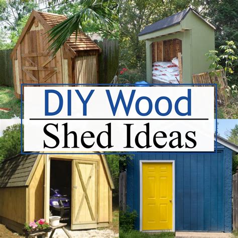 15 Cheap And Easy To Assemble DIY Wood Shed Ideas - Teb DIY