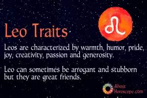 ♌ Leo Traits, Personality And Characteristics