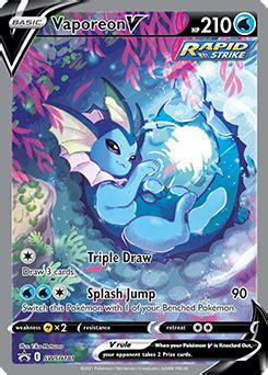 Vaporeon V | Sword & Shield Promo | TCG Card Database | Pokemon.com