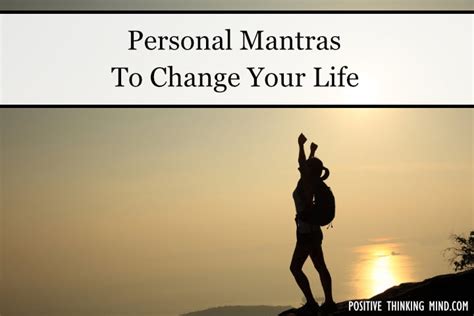 128 Personal Mantras - Changing Your Life | Positive Thinking Mind