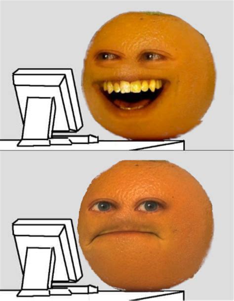 orange reading your posts | The Annoying Orange | Know Your Meme