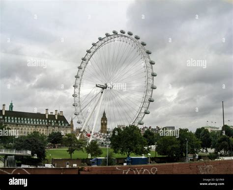 London Eye Ferris Wheel England Stock Photo - Alamy