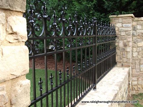 Raleigh Wrought Iron and Fence Co. Custom Wrought Iron Fence in Raleigh ...