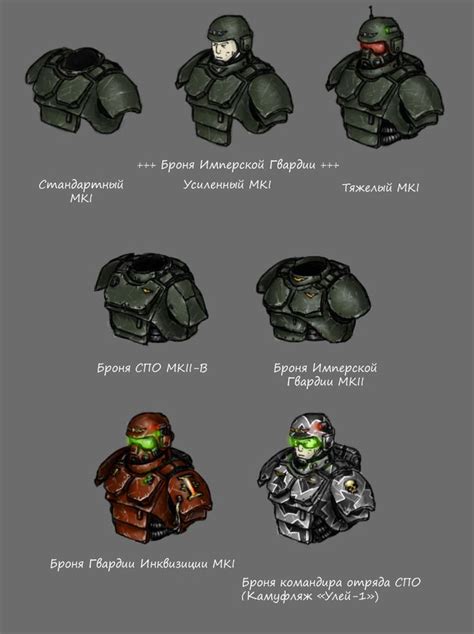 Imperial Guard Carapce Armour variants #1 by DarkLostSoul86 on ...