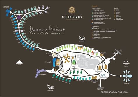 St Regis Vommuli Maldives Resort Map | Discover the Island