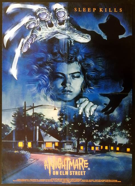 A NIGHTMARE ON ELM STREET (1984) Original Vintage UK British Double ...