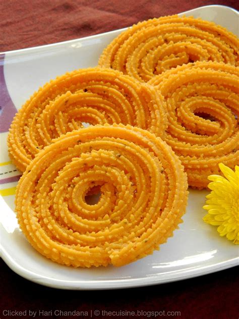 Biyyam Pindi Manugupoolu ~ Rice Flour Chakli Recipe - Blend with Spices