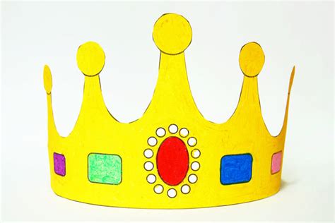 7 Coronas para pintar y recortar | Bebeazul.top | Crown for kids, Crown ...